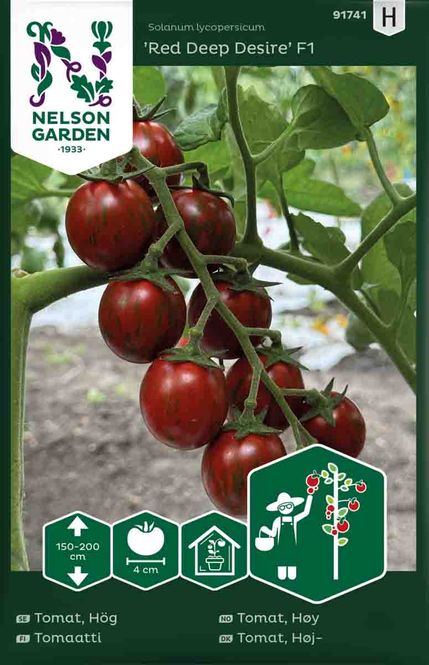 Hovedbilde Cherrytomat, 'Deep Red Desire' F1