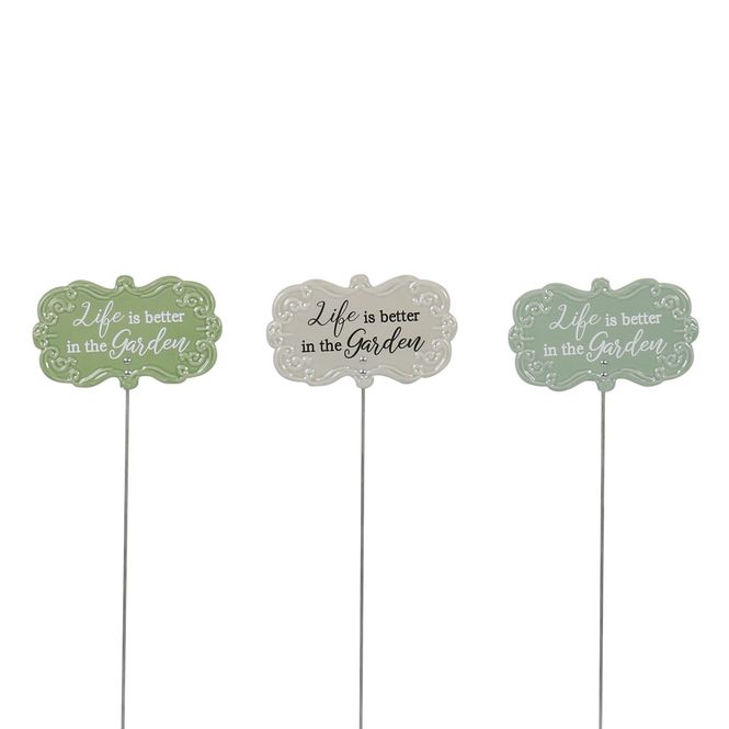 Hovedbilde Metall skilt med tekst