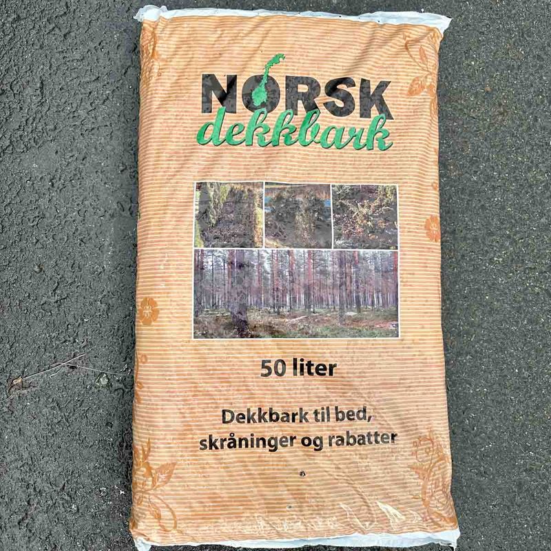Norsk dekkbark, 50 liter