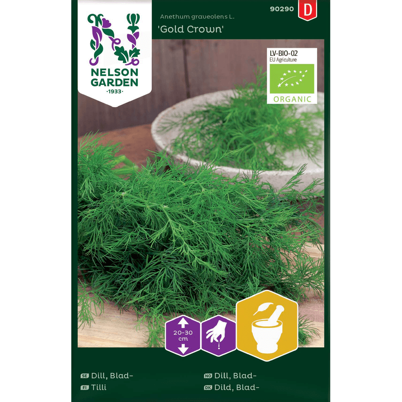 Blad-dill 'Gold Crown' økologisk