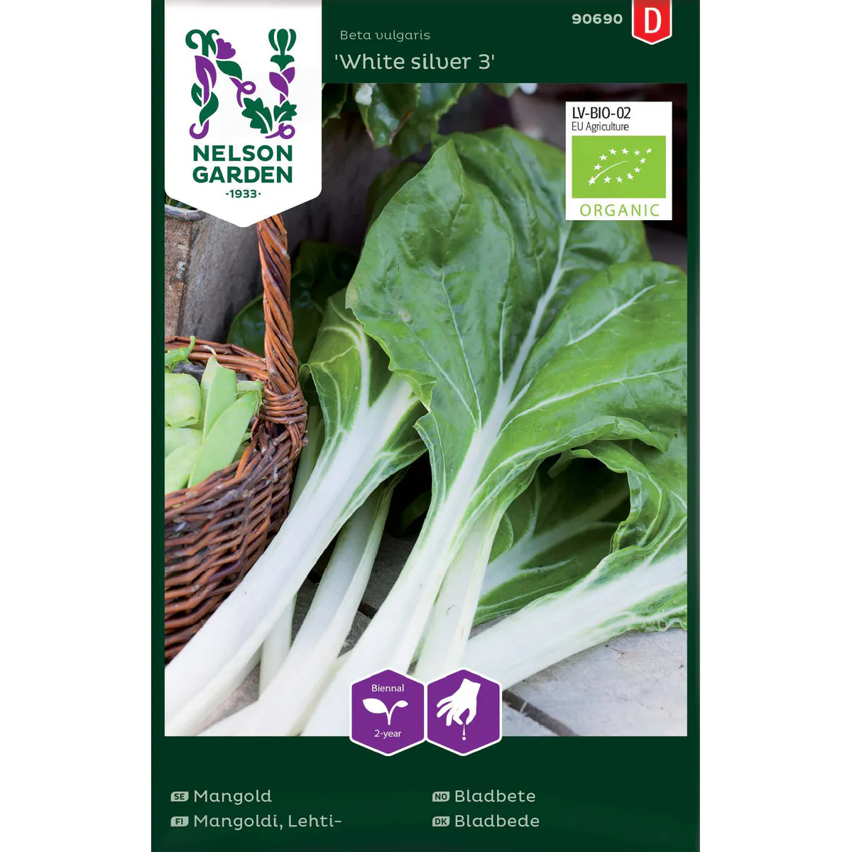 Bladbete 'White silver 3' økologisk
