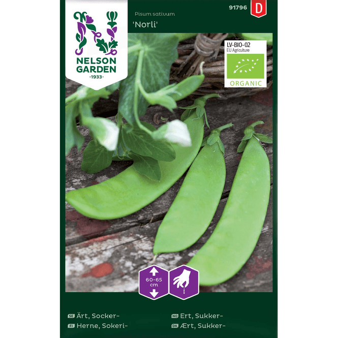 Hovedbilde Sukker-ert 'Norli' økologisk 