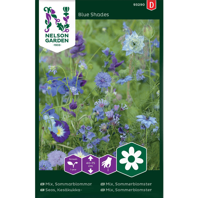 Hovedbilde Mix, Sommerblomster, blå