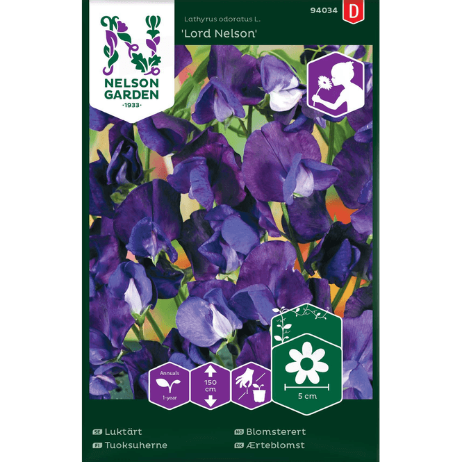 Hovedbilde Blomsterert 'Lord Nelson' blå