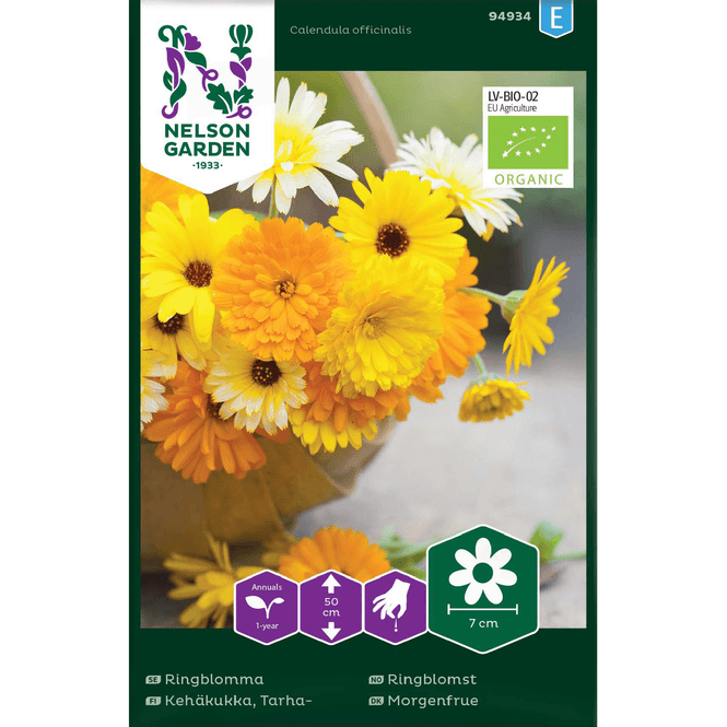 Hovedbilde Ringblomst blandede farger, økologisk