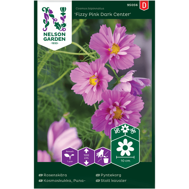 Hovedbilde Pyntekorg 'Fizzy Pink Dark Center'