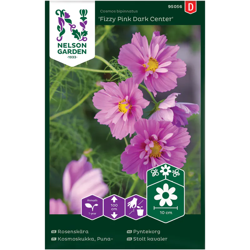 Pyntekorg 'Fizzy Pink Dark Center'