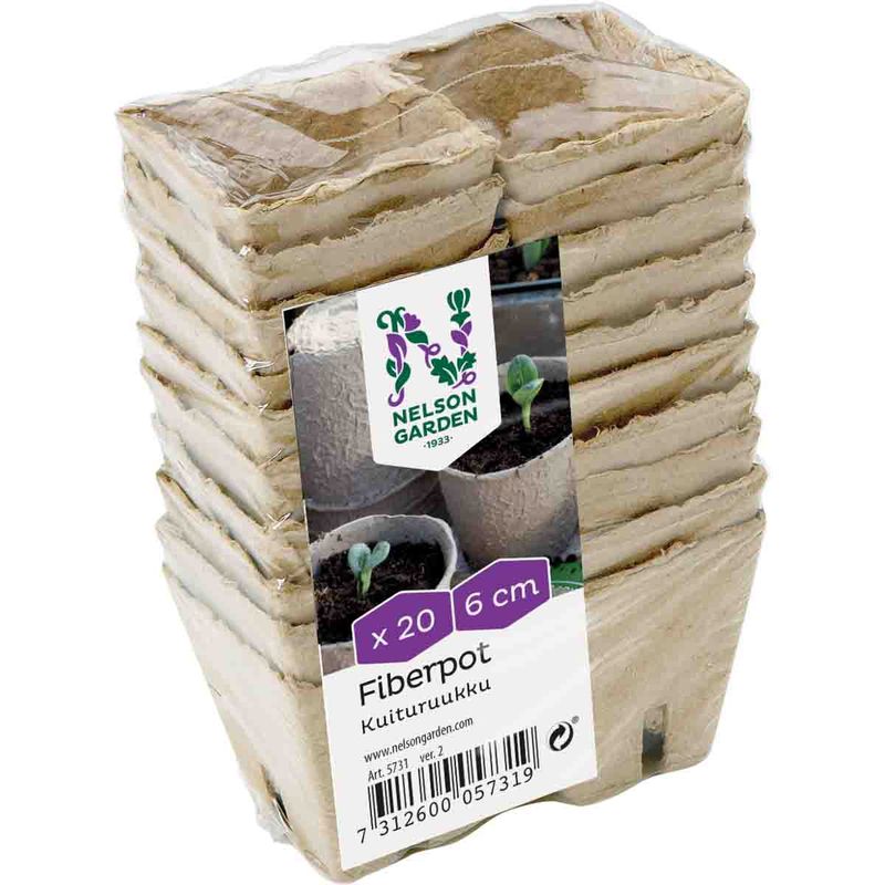 Fiberpotter 6 cm 20 pk.
